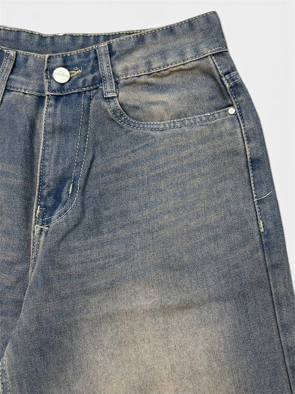 Shadow Stone Wash Super Wide Leg Jeans