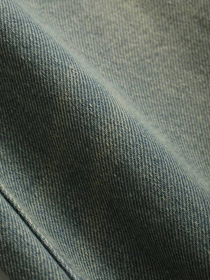 Coastal Blue Tinted HighWaist Super Wide Leg Jeans