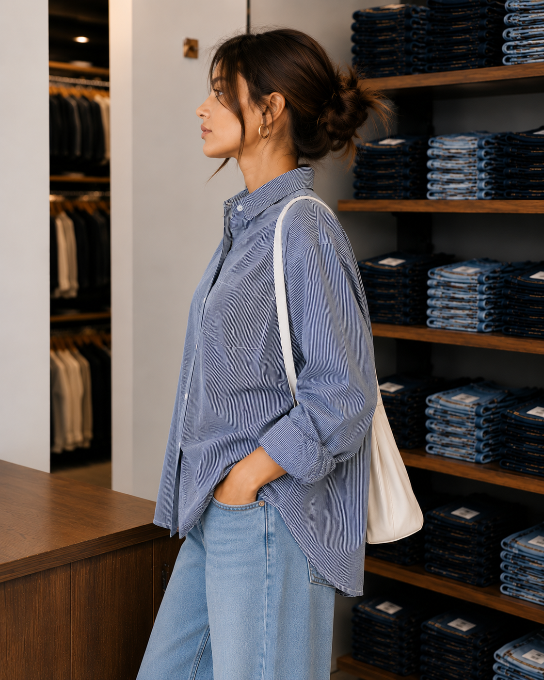 Blue Stripe Everyday Shirt