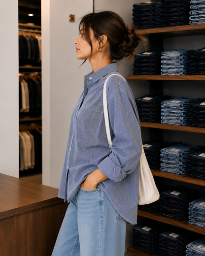 Blue Stripe Everyday Shirt