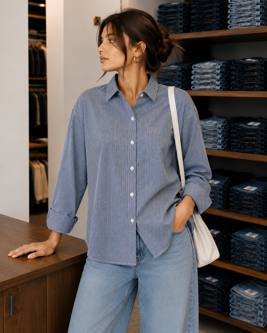 Blue Stripe Everyday Shirt